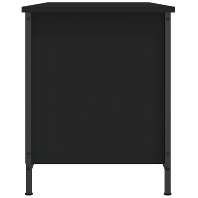 TV-taso musta 100x40x50 cm tekninen puu