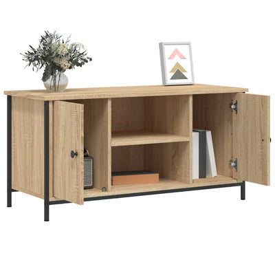 TV-taso Sonoma-tammi 100x40x50 cm tekninen puu