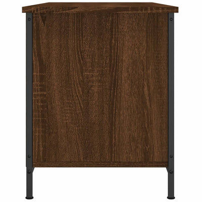 TV-taso ruskea tammi 100x40x50 cm tekninen puu