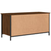 TV-taso ruskea tammi 100x40x50 cm tekninen puu
