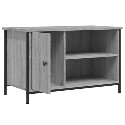 TV-taso harmaa Sonoma 80x40x30 cm tekninen puu