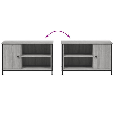 TV-taso harmaa Sonoma 80x40x30 cm tekninen puu
