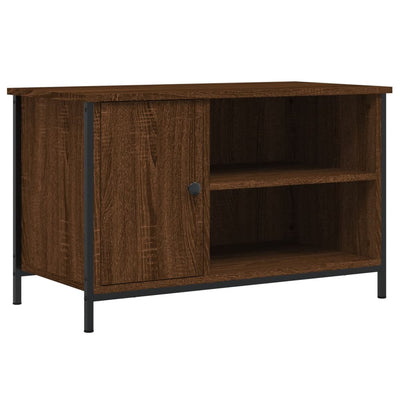 TV-taso ruskea tammi 80x40x50 cm tekninen puu