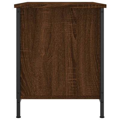TV-taso ruskea tammi 80x40x50 cm tekninen puu