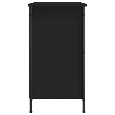 TV-taso musta 100x35x65 cm tekninen puu