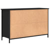 TV-taso musta 100x35x65 cm tekninen puu