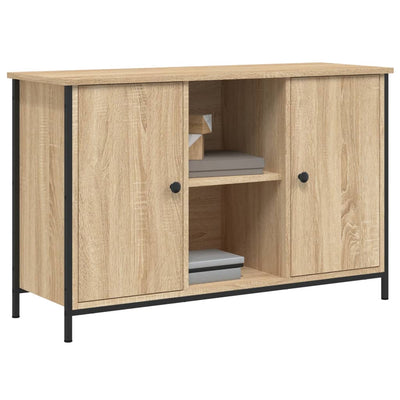 TV-taso Sonoma-tammi 100x35x65 cm tekninen puu