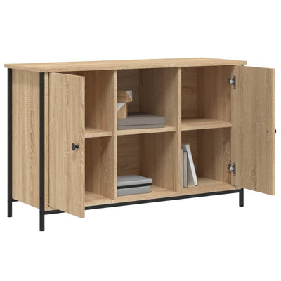 TV-taso Sonoma-tammi 100x35x65 cm tekninen puu