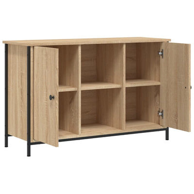 TV-taso Sonoma-tammi 100x35x65 cm tekninen puu