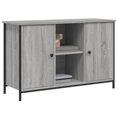TV-taso harmaa Sonoma 100x35x65 cm tekninen puu
