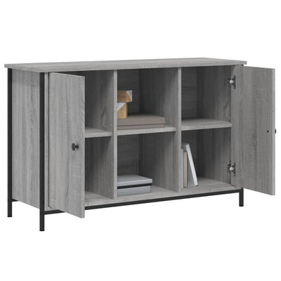 TV-taso harmaa Sonoma 100x35x65 cm tekninen puu