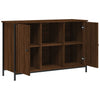 TV-taso ruskea tammi 100x35x65 cm tekninen puu