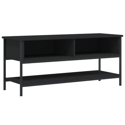 TV-taso musta 100x35x45 cm tekninen puu