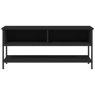 TV-taso musta 100x35x45 cm tekninen puu