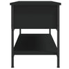 TV-taso musta 100x35x45 cm tekninen puu