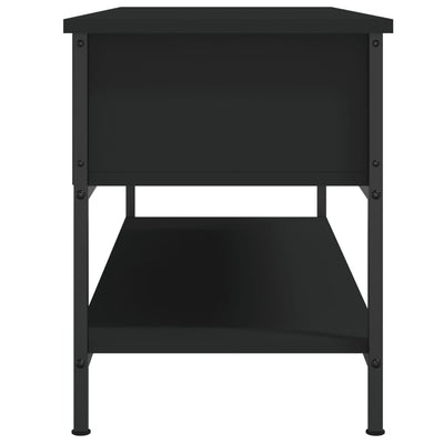 TV-taso musta 100x35x45 cm tekninen puu
