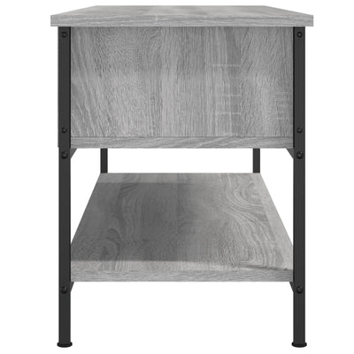 TV-taso harmaa Sonoma 100x35x45 cm tekninen puu