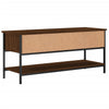TV-taso ruskea tammi 100x35x45 cm tekninen puu