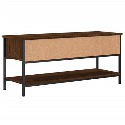 TV-taso ruskea tammi 100x35x45 cm tekninen puu