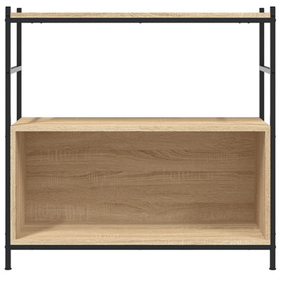 Kirjahylly Sonoma-tammi 80x30x78,5 cm tekninen puu ja rauta