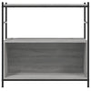 Kirjahylly harmaa Sonoma 80x30x78,5 cm tekninen puu ja rauta