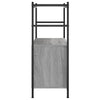 Kirjahylly harmaa Sonoma 80x30x78,5 cm tekninen puu ja rauta