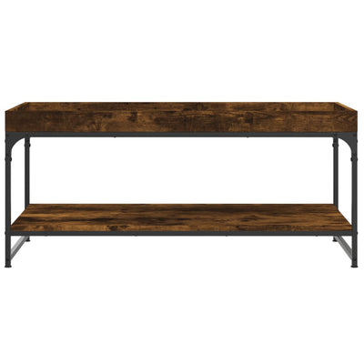 Sohvapöytä savutammi 100x49x45 cm tekninen puu