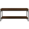 Sohvapöytä ruskea tammi 100x49x45 cm tekninen puu