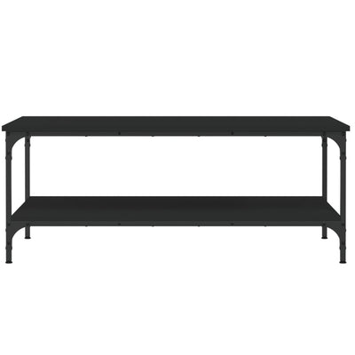 Sohvapöytä musta 100x55x40 cm tekninen puu
