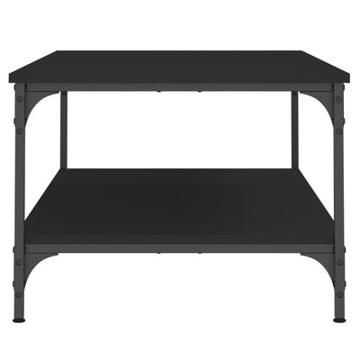Sohvapöytä musta 100x55x40 cm tekninen puu