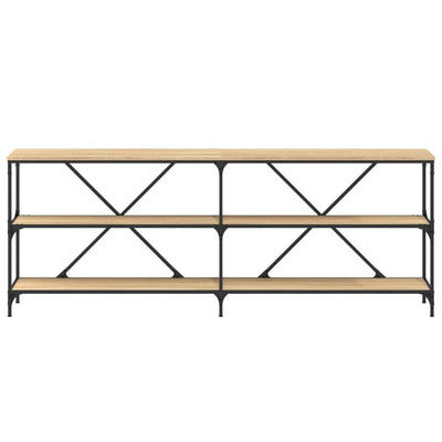 Sonoma tammi konsolipöytä Fergus 200x30x75cm (puinen ja rauta)