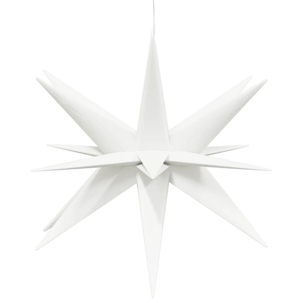 Jouluvalo 3 LED-valoa taitettava valkoinen 57 cm