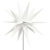 Jouluvalo maapiikillä 3 kpl LED-valoilla taitettava valk. 57 cm