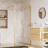 Walk-in suihkun seinäke kirkas ESG-lasi kulta 90x195 cm