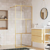 Walk-in suihkun seinäke kirkas ESG-lasi kulta 80x195 cm