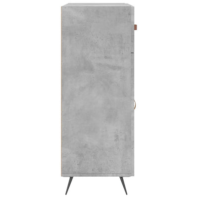 Senkki betoninharmaa 69,5x34x90 cm tekninen puu