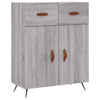 Senkki harmaa Sonoma 69,5x34x90 cm tekninen puu
