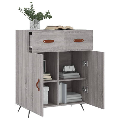 Senkki harmaa Sonoma 69,5x34x90 cm tekninen puu
