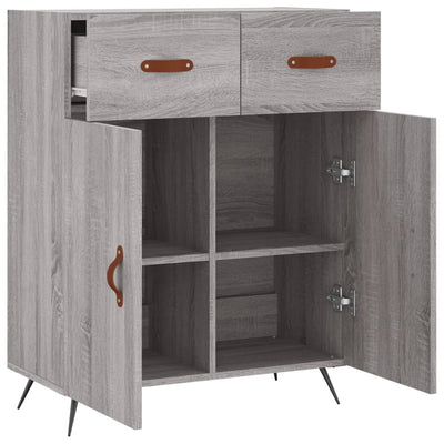 Senkki harmaa Sonoma 69,5x34x90 cm tekninen puu