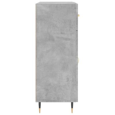 Senkki betoninharmaa 69,5x34x90 cm tekninen puu