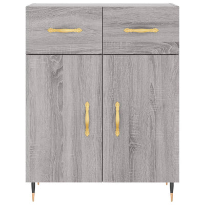 Senkki harmaa Sonoma 69,5x34x90 cm tekninen puu