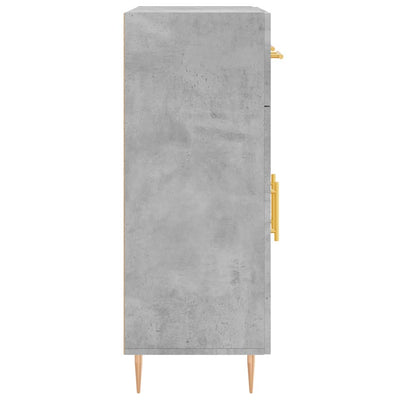 Senkki betoninharmaa 69,5x34x90 cm tekninen puu