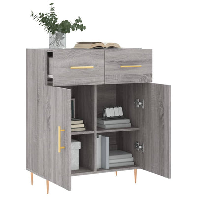 Senkki harmaa Sonoma 69,5x34x90 cm tekninen puu