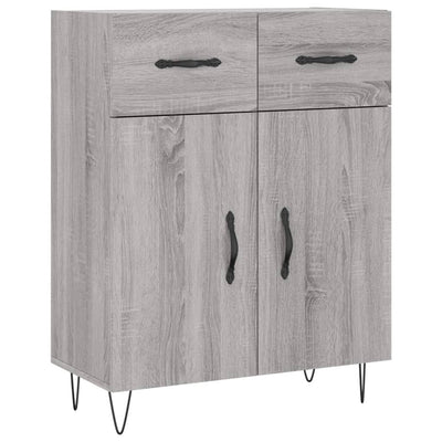 Senkki harmaa Sonoma 69,5x34x90 cm tekninen puu