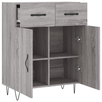 Senkki harmaa Sonoma 69,5x34x90 cm tekninen puu