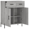 Harmaa senkki Cotofana 69,5x34x90cm (puinen)