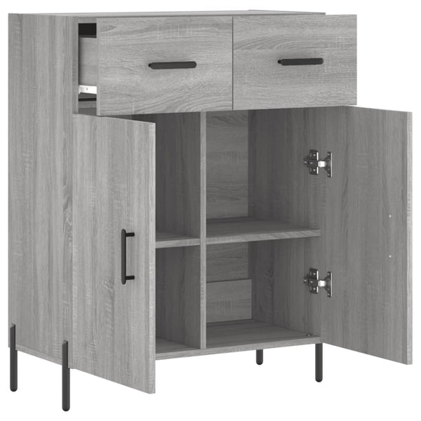 Harmaa senkki Cotofana 69,5x34x90cm (puinen)