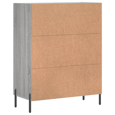 Senkki harmaa Sonoma 69,5x34x90 cm tekninen puu