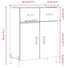 Ruskea senkki Cotofana 69,5x34x90cm (puinen)