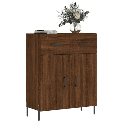 Senkki ruskea tammi 69,5x34x90 cm tekninen puu